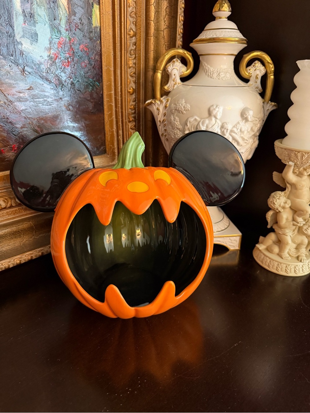 Disney Mickey Pumpkin Candy Bowl